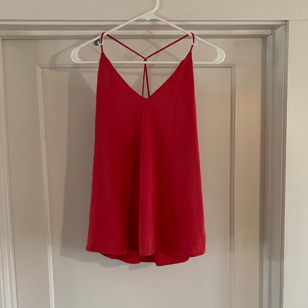 LOFT Vibrant Coral Camisole Top
